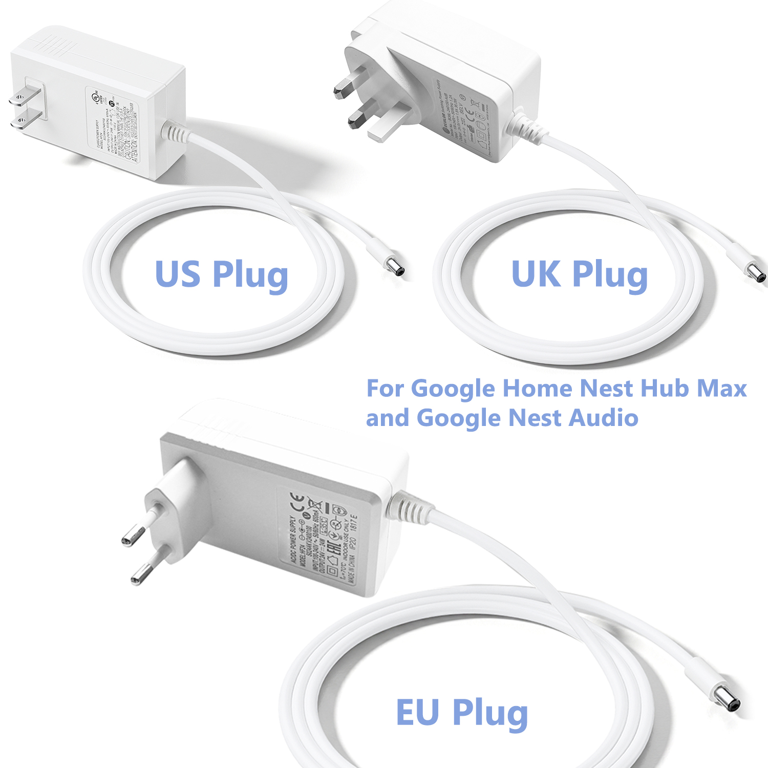 Google Speaker Nest Audio - Adattatore di Alimentazione 24V per Google
