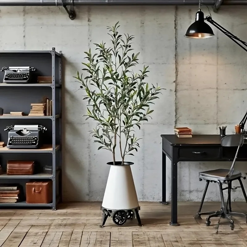 Ficus Lyrata Tree - Albero di Ulivo Artificiale 28cm-120cm Senza
