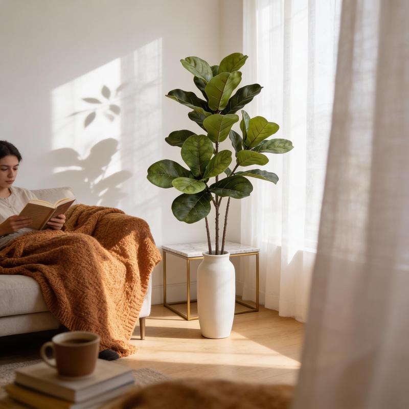 Grande albero artificiale di f - Ficus Lyrata Tree recensione e prezzo